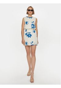 Calvin Klein Sukienka letnia K20K207038 Biały Regular Fit. Kolor: biały. Materiał: wiskoza. Sezon: lato