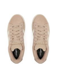 Adidas - adidas Sneakersy Grand Court Alpha JI1719 Beżowy. Kolor: beżowy. Materiał: zamsz, skóra #4