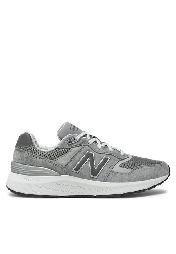 New Balance Sneakersy Fresh Foam 880 v6 MW880CG6 Szary. Kolor: szary. Materiał: skóra, zamsz