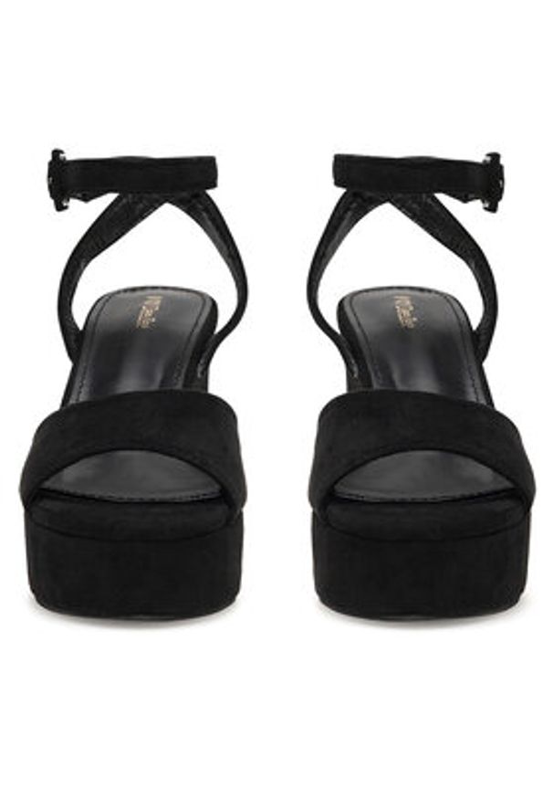 DeeZee Sandały HY1808-01 Czarny. Kolor: czarny. Materiał: materiał