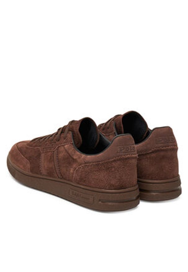 Polo Ralph Lauren Sneakersy Bedford 804975536004 Brązowy. Kolor: brązowy. Materiał: zamsz, skóra
