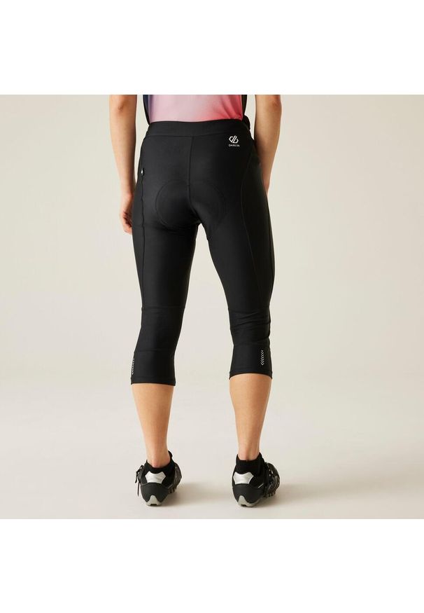 DARE 2B - Damskie legginsy rowerowe Worldly. Kolor: brązowy, wielokolorowy, szary. Długość: krótkie