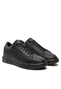 Armani Exchange Sneakersy XUX123 XV534 U181 Czarny. Kolor: czarny. Materiał: skóra