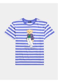 Polo Ralph Lauren T-Shirt Str Riv Br T 211924300001 Niebieski Regular Fit. Typ kołnierza: polo. Kolor: niebieski. Materiał: bawełna #4