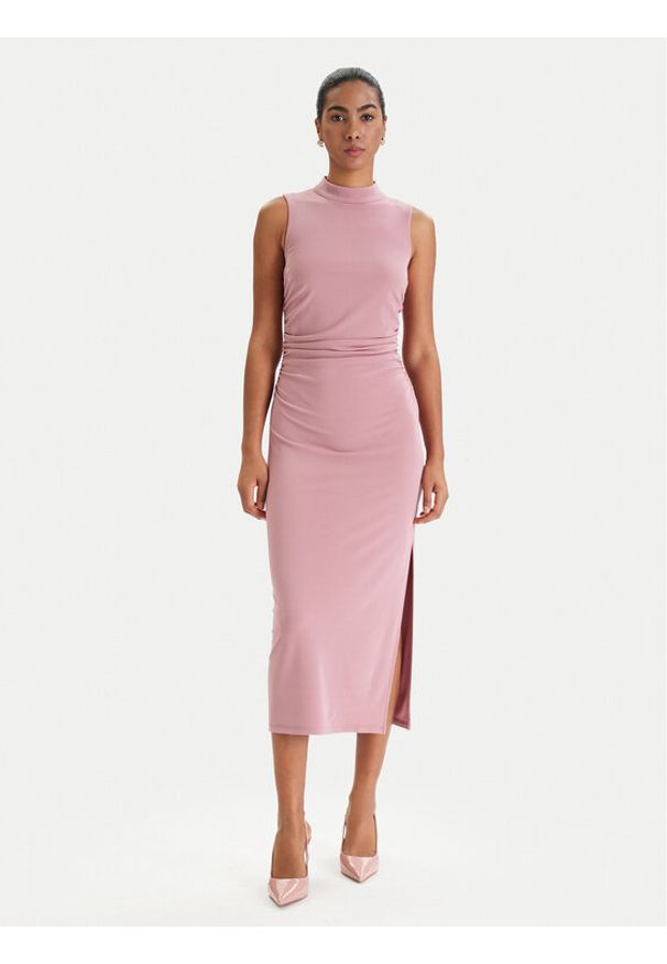 Marella Sukienka koktajlowa Mirra 2613621021 Różowy Slim Fit. Kolor: różowy. Materiał: wiskoza. Styl: wizytowy