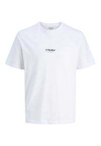 Jack & Jones - Jack&Jones T-Shirt Soho 12278787 Biały Relaxed Fit. Kolor: biały. Materiał: bawełna #7