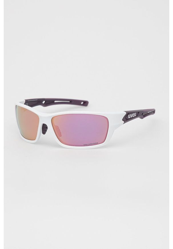Uvex okulary przeciwsłoneczne Sportstyle 232 P kolor biały. Kolor: biały