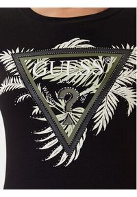 Guess T-Shirt W5YI13 J1314 Czarny Regular Fit. Kolor: czarny. Materiał: bawełna #4