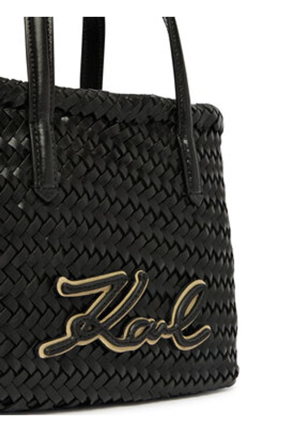 Karl Lagerfeld - KARL LAGERFELD Torebka B2W30224 Czarny. Kolor: czarny. Materiał: skórzane
