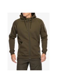Bluza z kapturem męska Helikon-Tex Urban Tactical Hoodie Lite Full Zip. Typ kołnierza: kaptur. Kolor: zielony