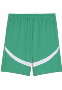 Puma - Męskie szorty Senegal 2025 PUMA Sport Green White. Kolor: biały, wielokolorowy, zielony. Wzór: aplikacja