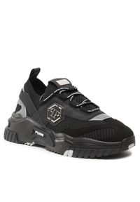 Philipp Plein - PHILIPP PLEIN Sneakersy Trainer Sneakers Predator AAAS USC0096 PTE003N Czarny. Kolor: czarny. Materiał: materiał #1