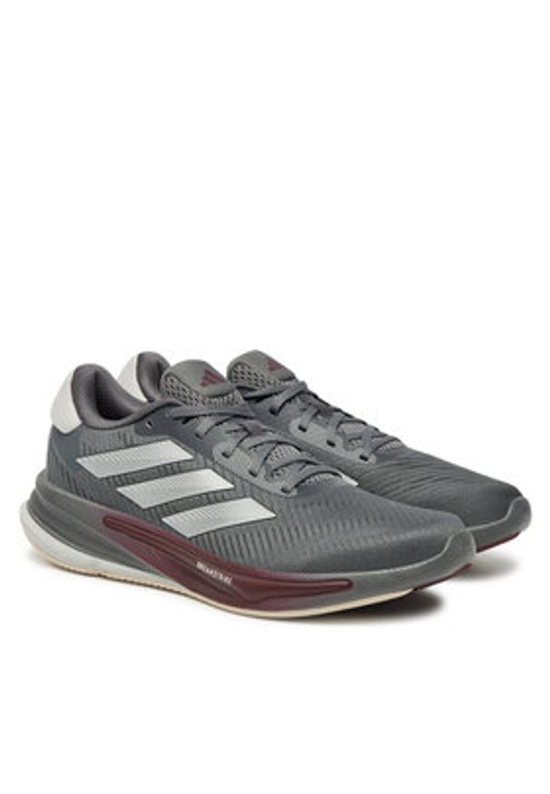Adidas - adidas Buty do biegania Supernova Ease IH2507 Szary. Kolor: szary. Materiał: materiał