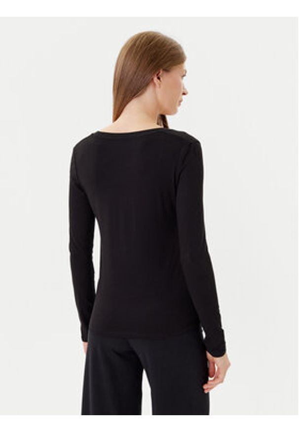 Guess Bluzka O5RI00 KBBU1 Czarny Regular Fit. Kolor: czarny. Materiał: bawełna