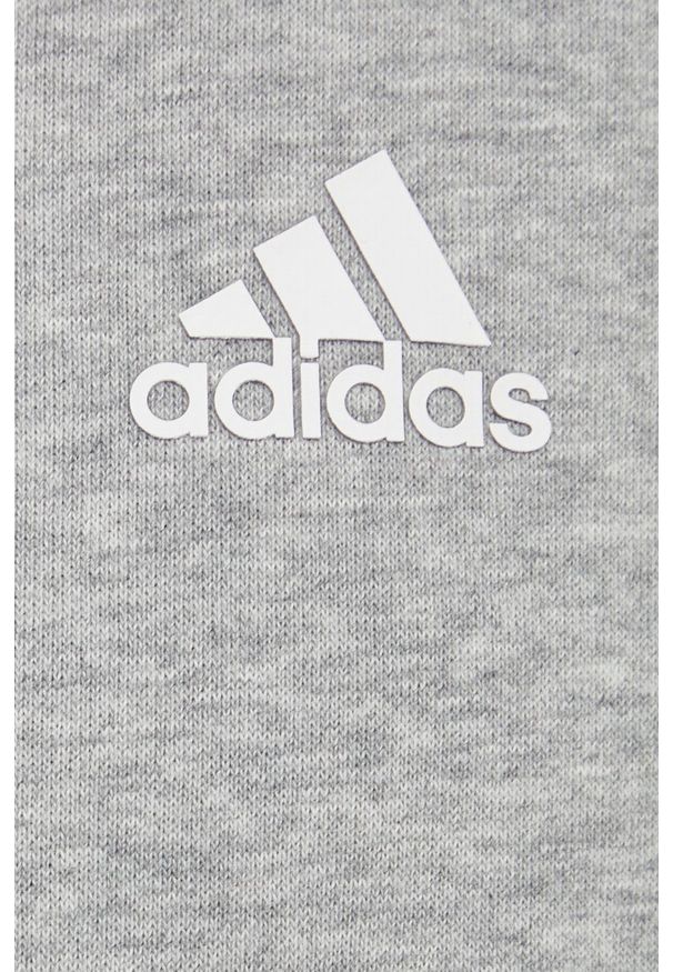 adidas Performance dres damski kolor szary. Kolor: szary. Materiał: dresówka