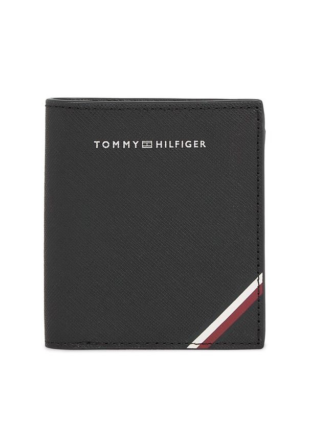 TOMMY HILFIGER - Portfel męski Tommy Hilfiger. Kolor: czarny
