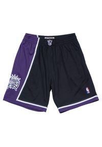 Mitchell & Ness - Swingman krótki Sacramento Kings. Kolor: fioletowy, niebieski, wielokolorowy. Długość: krótkie. Sport: koszykówka #1