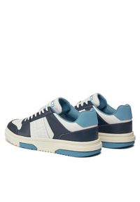 Tommy Jeans Sneakersy Tjm Leather Cupsole 2.0 EM0EM01283 Granatowy. Kolor: niebieski. Materiał: skóra