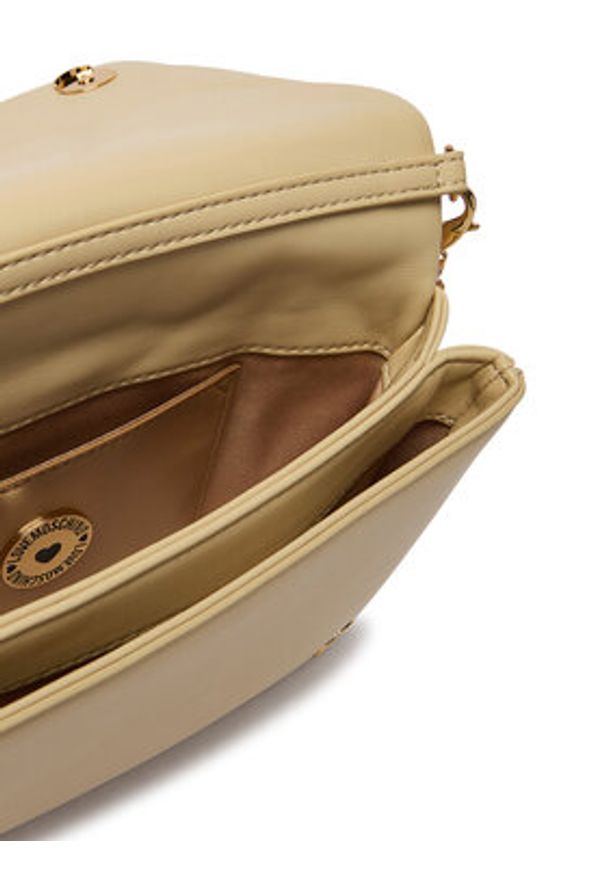 Love Moschino - LOVE MOSCHINO Torebka JC4043PP1OLC0129 Beżowy. Kolor: beżowy. Materiał: skórzane