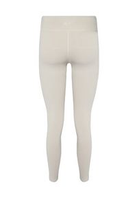 Reebok Legginsy RK25311CCW Beżowy Slim Fit. Kolor: beżowy. Materiał: syntetyk