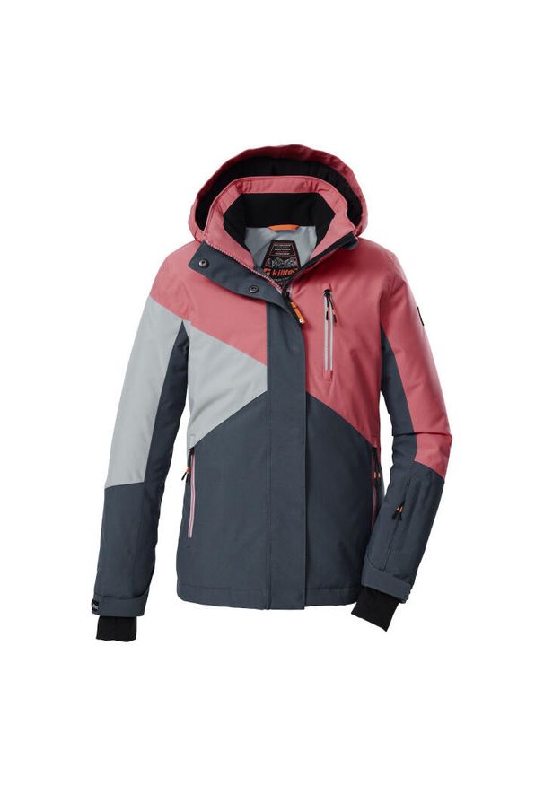 Kurtka narciarska z kapturem dla dziewczynki Killtec KSW 209. Typ kołnierza: kaptur. Kolor: niebieski. Sezon: zima. Sport: narciarstwo