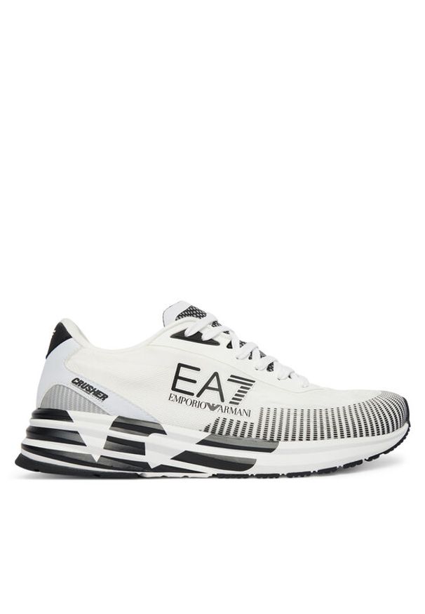 EA7 Emporio Armani Sneakersy 7X000651 AF23103 MZ021 Biały. Kolor: biały. Materiał: materiał