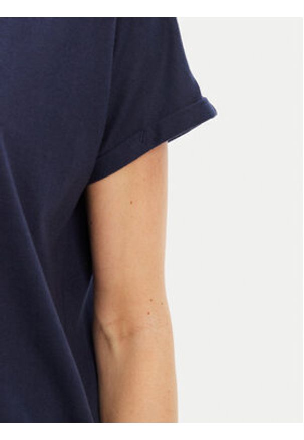 U.S. Polo Assn. T-Shirt WUP1363 Granatowy Regular Fit. Typ kołnierza: polo. Kolor: niebieski. Materiał: bawełna