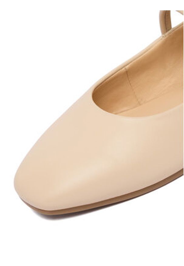 Lasocki Baleriny CEO-RST-ROMI-64 Beżowy. Kolor: beżowy. Materiał: skóra