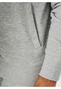 Pako Lorente - Rozpinana bluza dresowa w szarym kolorze. Okazja: na co dzień. Typ kołnierza: kaptur. Kolor: szary. Materiał: dresówka. Wzór: gładki. Styl: casual #9