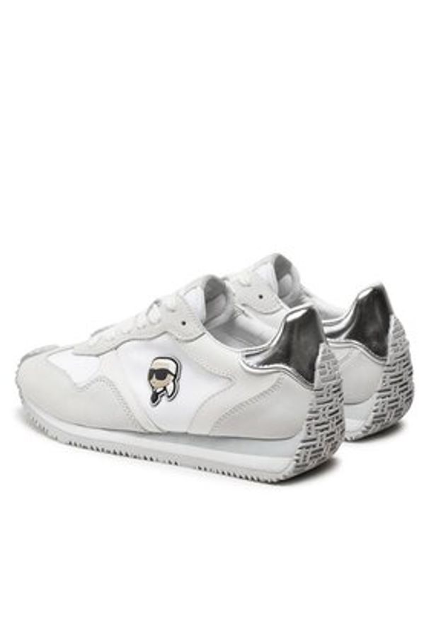 Karl Lagerfeld - KARL LAGERFELD Sneakersy KL63930N Biały. Kolor: biały. Materiał: materiał