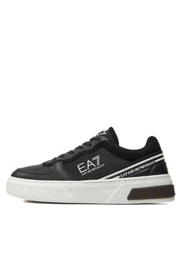 EA7 Emporio Armani Sneakersy X8X173 XK374 N181 Czarny. Kolor: czarny. Materiał: materiał