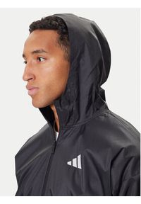 Adidas - adidas Wiatrówka Essential 3-Stripes Ripstop IM7848 Czarny Regular Fit. Kolor: czarny. Materiał: syntetyk #6