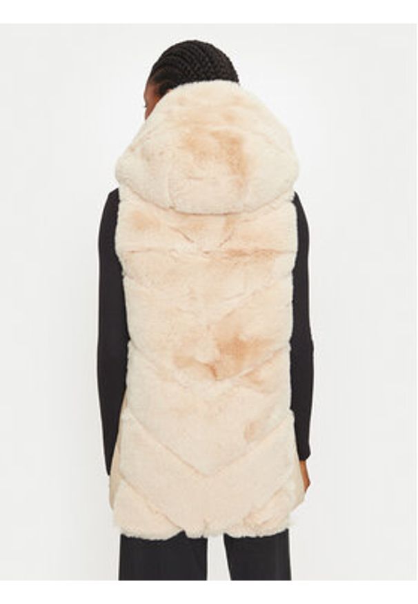 Rinascimento Bezrękawnik CFC0118310003 Beżowy Regular Fit. Kolor: beżowy. Materiał: syntetyk. Długość rękawa: bez rękawów