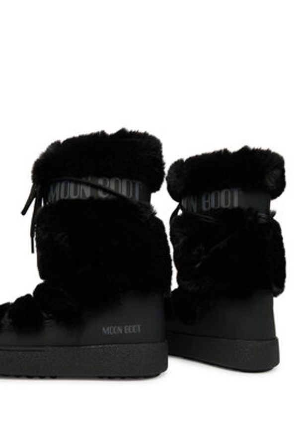 Moon Boot Śniegowce Mb Ltrack Faux Fur High Wp 80D2450210 Czarny. Kolor: czarny. Materiał: materiał
