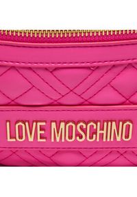 Love Moschino - LOVE MOSCHINO Saszetka nerka JC4003PP1ILA0615 Różowy. Kolor: różowy. Materiał: skóra