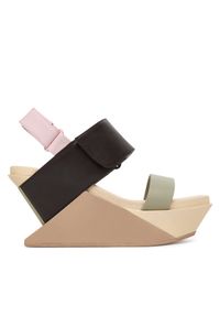United Nude Sandały Delta Wedge Sandal 1041345616 Kolorowy. Materiał: skóra. Wzór: kolorowy #1
