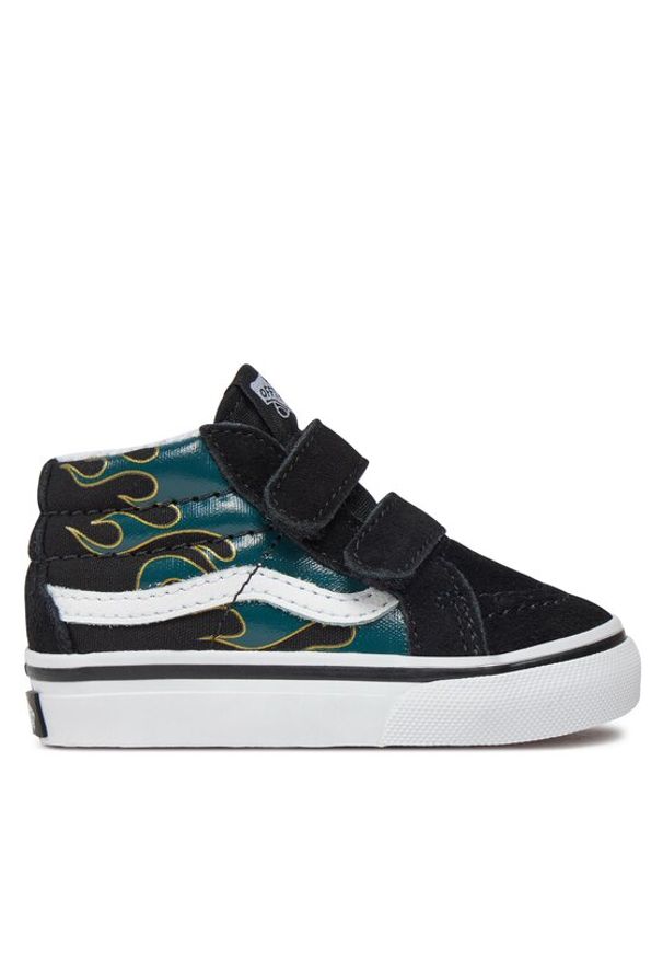 Vans Tenisówki Td Sk8-Mid Reissue V VN0A5DXDBML1 Czarny. Kolor: czarny. Materiał: skóra