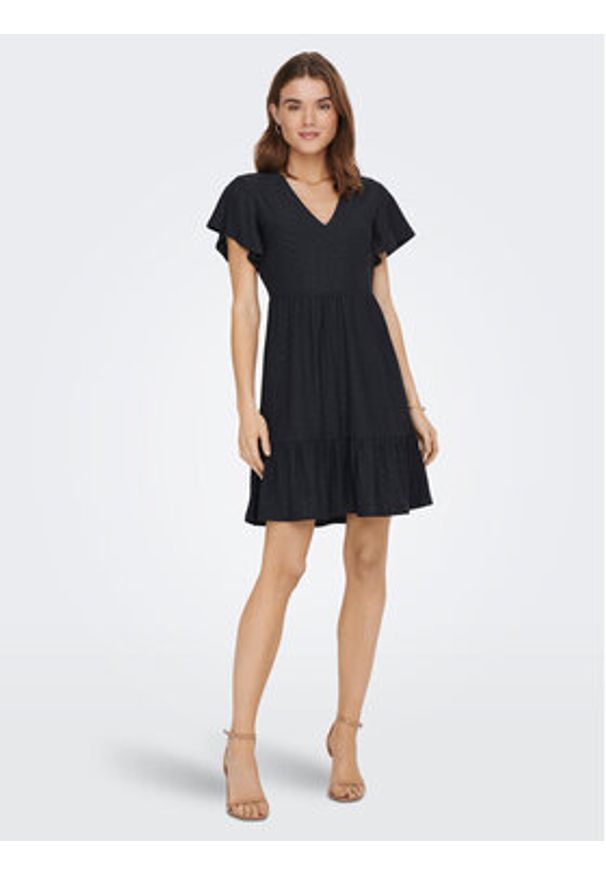 only - ONLY Sukienka codzienna 15289687 Granatowy Regular Fit. Okazja: na co dzień. Kolor: niebieski. Materiał: syntetyk. Typ sukienki: proste. Styl: casual