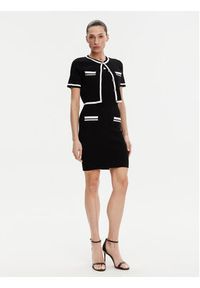 Morgan Sukienka dzianinowa 251-RMBIBI Czarny Slim Fit. Kolor: czarny. Materiał: syntetyk #5