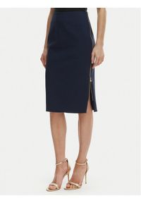 Rinascimento Spódnica ołówkowa CFC0127985003 Granatowy Slim Fit. Kolor: niebieski. Materiał: syntetyk #1