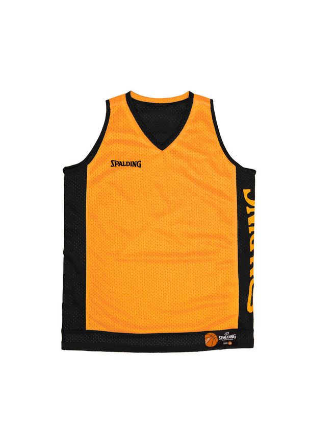 SPALDING - Koszulka koszykarska Spalding Reversible Tanktop Dwustronna. Kolor: wielokolorowy, żółty, czarny