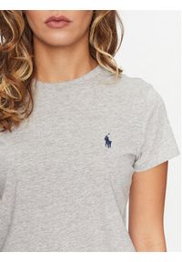 Polo Ralph Lauren T-Shirt 211898698008 Szary Regular Fit. Typ kołnierza: polo. Kolor: szary. Materiał: bawełna #2