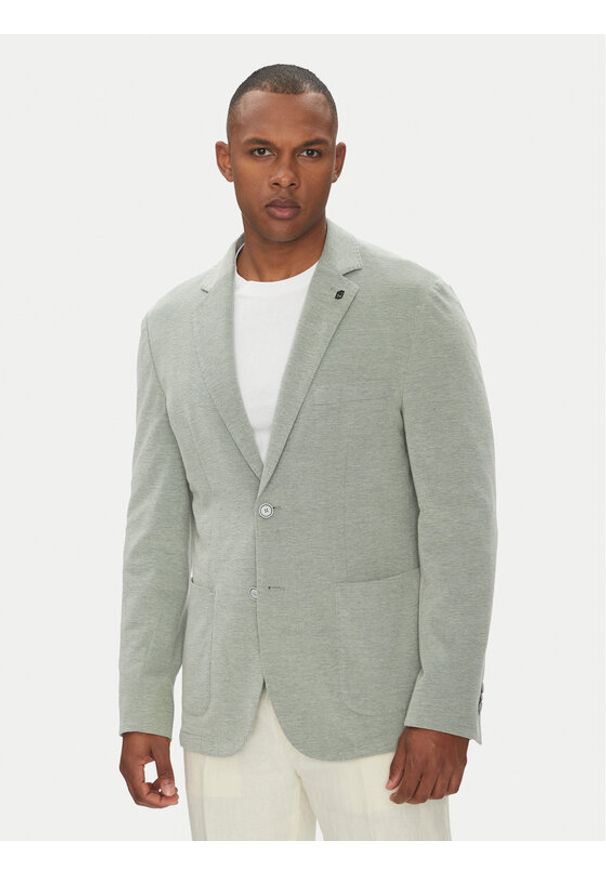 Liu Jo Marynarka QA5064 J4922 Zielony Regular Fit. Kolor: zielony. Materiał: syntetyk