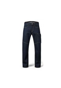 SOLOGNAC - Spodnie cargo jeans. Materiał: materiał, poliester, elastan, bawełna. Sport: outdoor