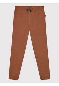 Name it - NAME IT Spodnie dresowe Solid Coloured 13153684 Brązowy Regular Fit. Kolor: brązowy. Materiał: bawełna #1