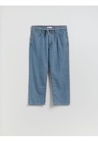 Reserved - Jeansy relaxed straight - niebieski. Kolor: niebieski #1