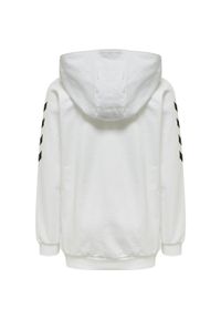 Bluza sportowa z kapturem dla dzieci Hummel Go Kids Cotton Hoodie. Typ kołnierza: kaptur. Kolor: biały. Sport: joga i pilates
