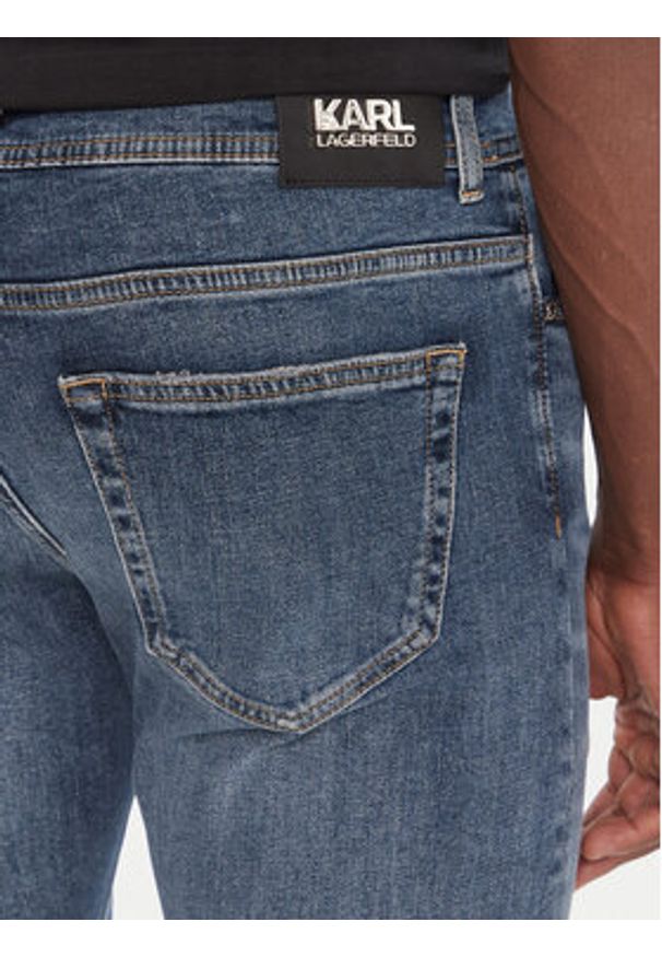 Karl Lagerfeld - KARL LAGERFELD Jeansy 265840 554876 Niebieski Regular Fit. Kolor: niebieski