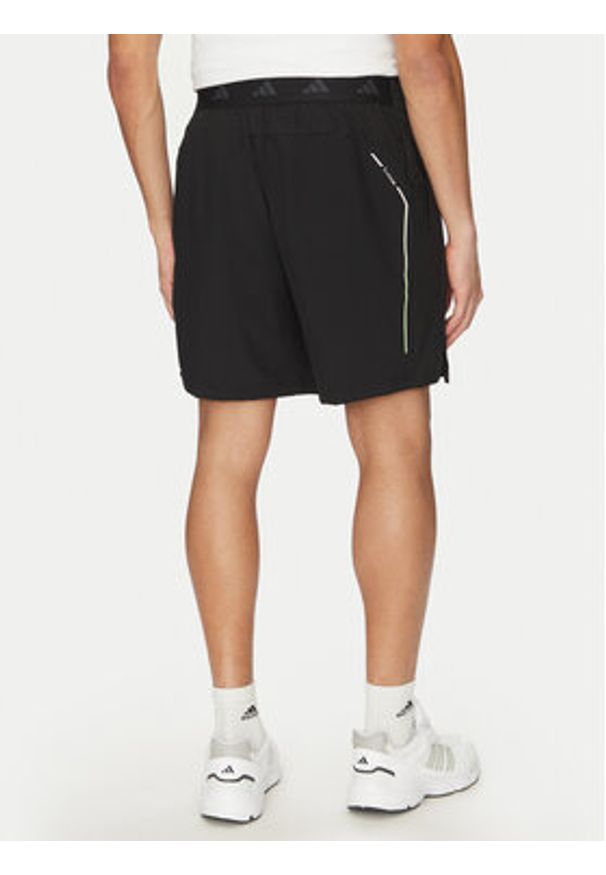 Adidas - adidas Szorty sportowe Tech JM6252 Czarny Regular Fit. Kolor: czarny. Materiał: syntetyk