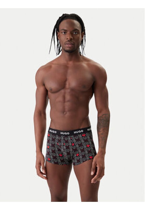 Hugo - HUGO Komplet bokserek 50532550 Kolorowy. Materiał: bawełna. Wzór: kolorowy